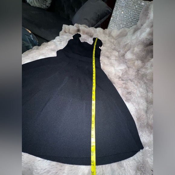 Sandro Paris Black and Cream Knit Dress, 38 - Picture 13 of 16